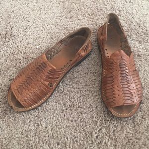 FREE PEOPLE Huarache Mexican Sandals 🌵🌞